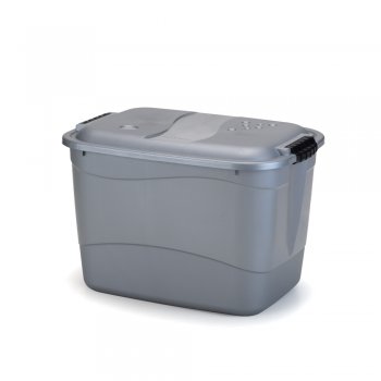 CONTAINER ORGANIZADOR ALTO PRATA ECO FLOW 20 L